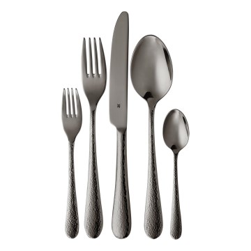 WMF - Conjunto de talheres em aço inoxidável SITELLO 30pcs preto