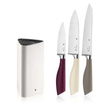 WMF - Conjunto ELEMENTS de 4 facas de cozinha com bloco