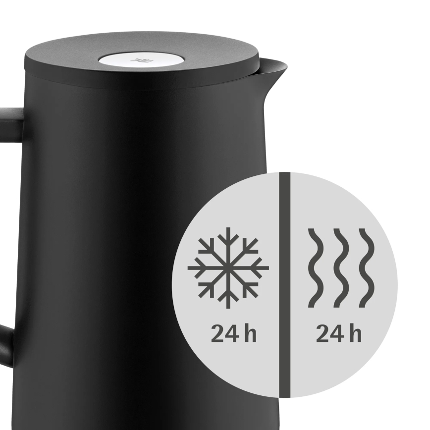 WMF - Garrafa térmica IMPULSE, preta, 1 l