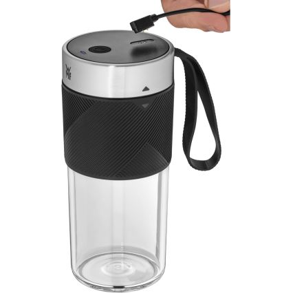 WMF - Liquidificador de viagem KITCHENminis 50W/7,4V 1200 mAh aço inoxidável