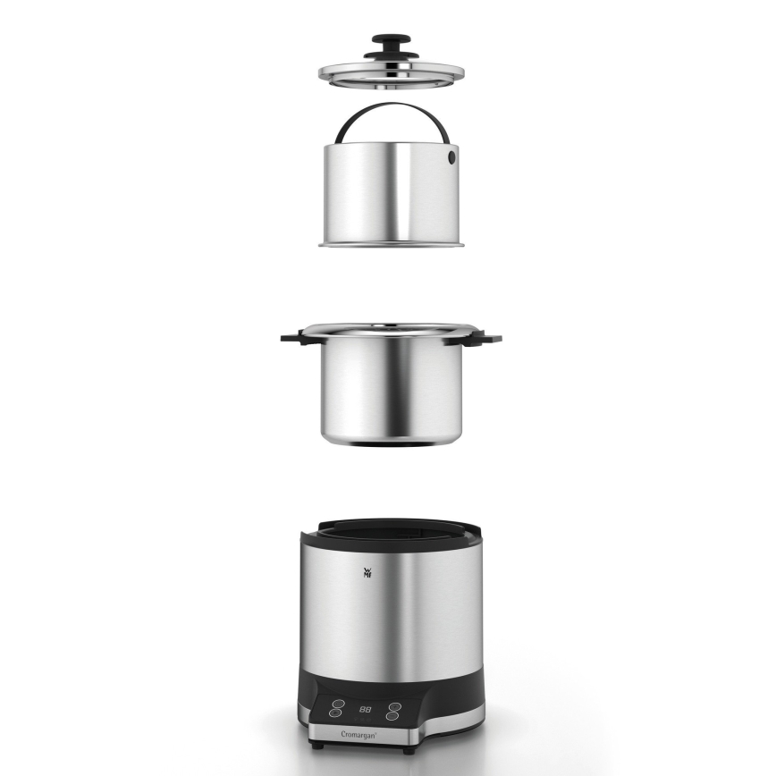 WMF - Máquina de fazer arroz KITCHENminis 220W/230V 1 l aço inoxidável