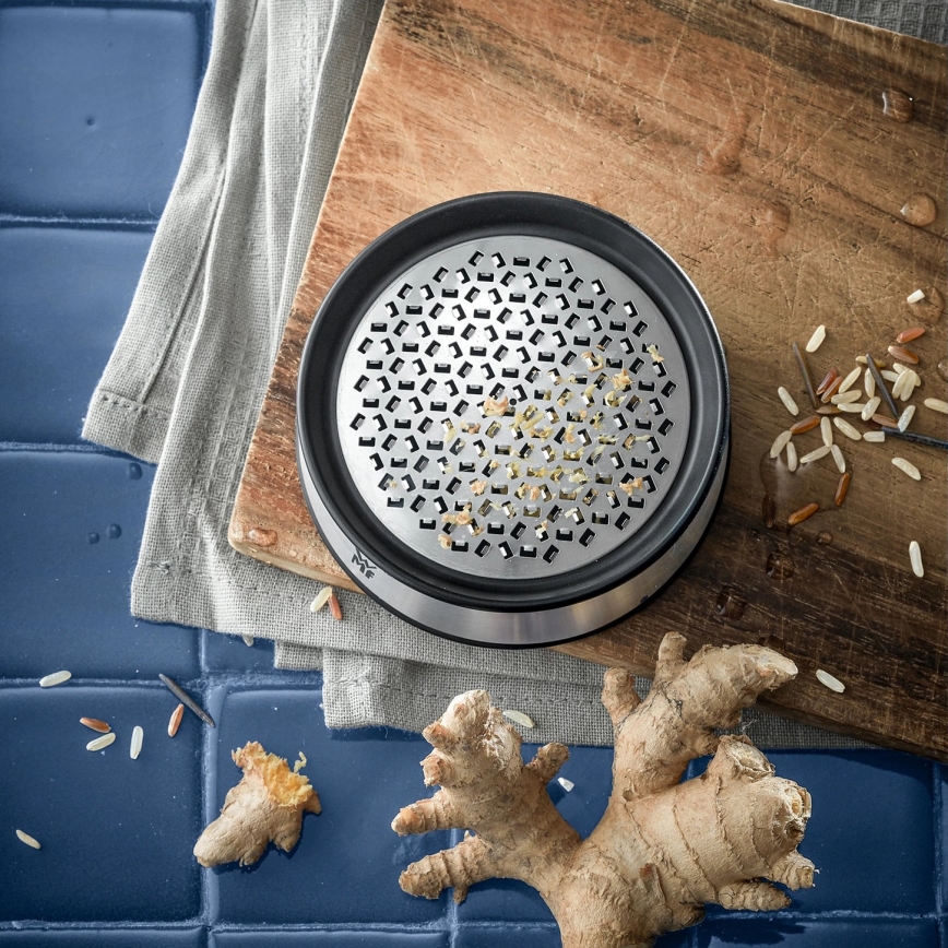 WMF - Ralador de gengibre Ø 9 cm, inox/preto