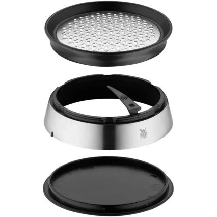 WMF - Ralador de gengibre Ø 9 cm, inox/preto