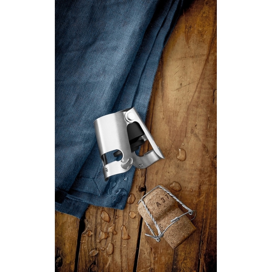 WMF - Tampa vedante para champanhe CLEVER & MORE 4x5 cm aço inoxidável