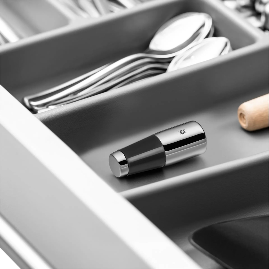 WMF - Tampa vedante para vinho em aço inoxidável/preto