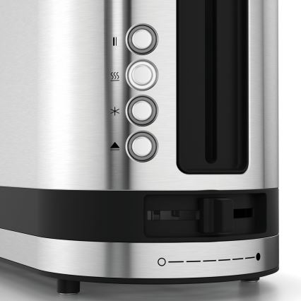WMF - Torradeira com 2 espaços XXL KITCHENminis 900W/230V aço inoxidável
