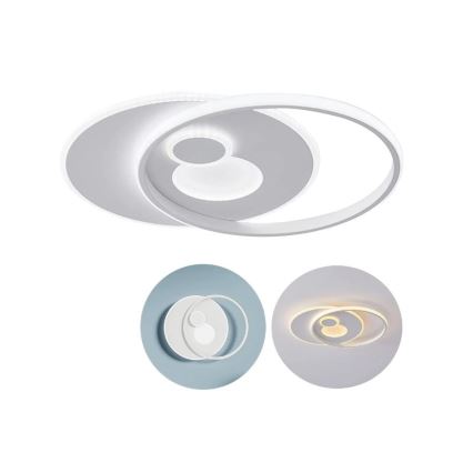 Wofi 11621 - Iluminação de teto LED com regulação AKON LED/38W/230V 2700-5500K+ controlo remoto