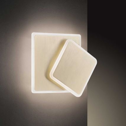 Wofi 12051 - Iluminação de teto LED SUTTER LED/10,5W/230V 3000K dourado