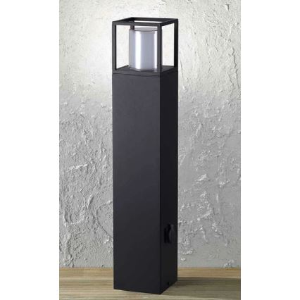 Wofi 12234 - Lâmpada LED exterior com tomada FILIA LED/8,5W/230V IP54 80 cm SCHUKO