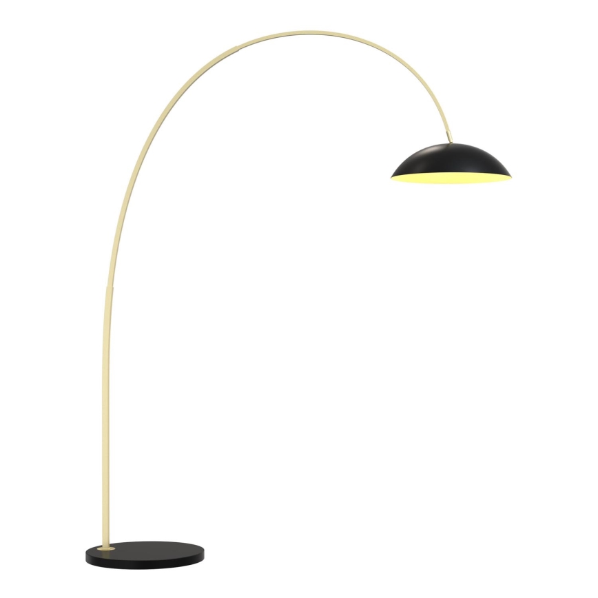 Wofi 3001-104 - Candeeiro de chão LED com regulação ROSCOFF LED/21W/230V preto/dourada