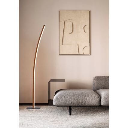 Wofi 3020-106 - Candeeiro de chão LED com regulação BOLOGNA LED/21W/230V