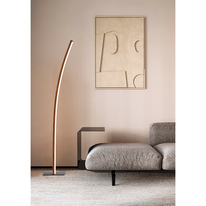 Wofi 3020-106 - Candeeiro de chão LED com regulação BOLOGNA LED/21W/230V