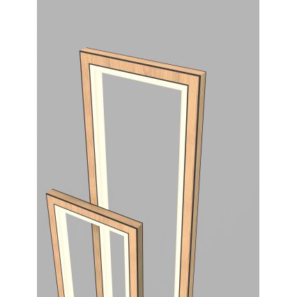 Wofi 3023-206 - Candeeiro de chão LED com regulação PESCARA LED/21W/230V