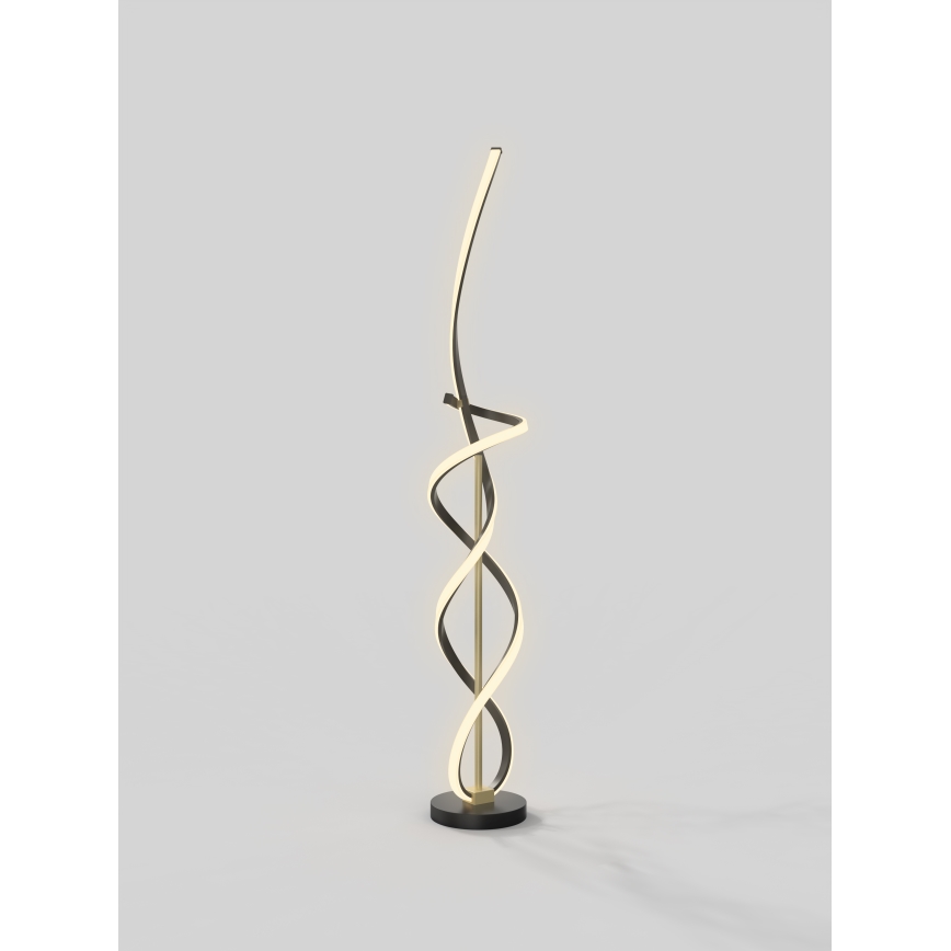 Wofi 3134-104 - Candeeiro de chão LED com regulação INDIGO LED/31W/230V preto/dourada