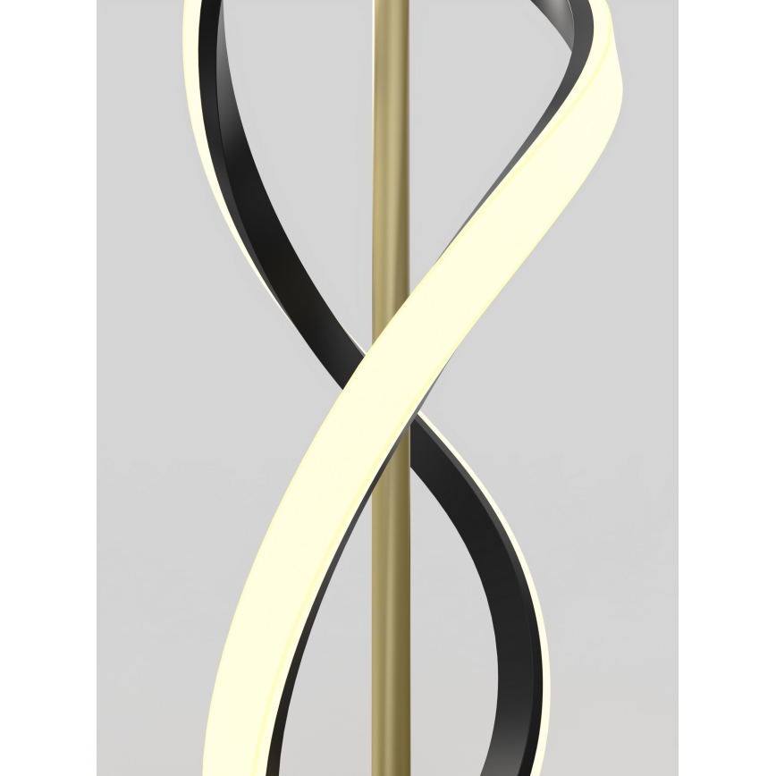 Wofi 3134-104 - Candeeiro de chão LED com regulação INDIGO LED/31W/230V preto/dourada