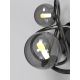 Wofi 4014-205 - Iluminação de parede LED NANCY 2xG9/3,5W/230V preto cromado
