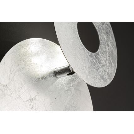 Wofi 4048-203R - Iluminação de parede LED BAYONNE LED/6,5W/230V prateado