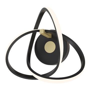 Wofi 4134-104 - Iluminação de parede LED INDIGO LED/14W/230V preto/dourada