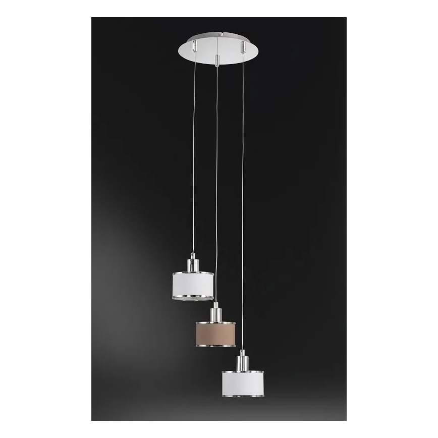 Wofi 619903019000 - Candelabro suspenso CIARA 3xE14/28W/230V