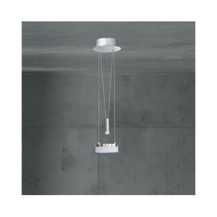 Wofi 6263.02.54.6250 - Candelabro suspenso LED com regulação JETTE LED/10W/230V + LED/1W