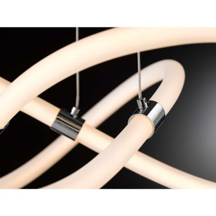 Wofi 6883.01.01.9000 - Candelabro suspenso LED com regulação LED/37W/230V 3000-6000K+controlo remoto