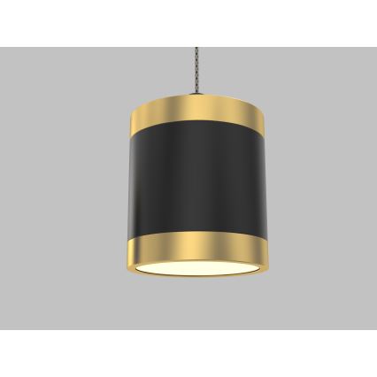 Wofi 7003-404 - Lustre LED dimerizável suspenso por cabo TOULOUSE 4xLED/8,5W/230V preto/dourado