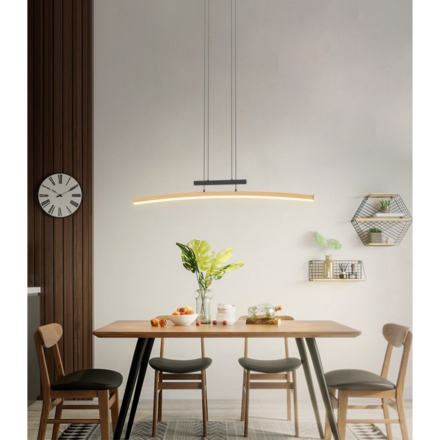 Wofi 7020-106 - Lustre LED regulável em cabo BOLOGNA LED/27W/230V