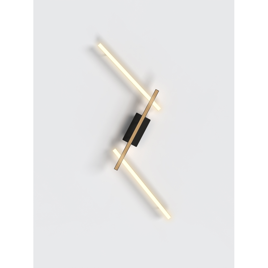 Wofi 7021-306 - Iluminação de parede LED com regulação RIMINI LED/40W/230V castanho/preto