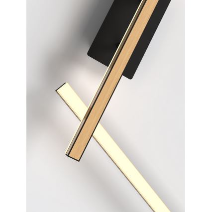 Wofi 7021-306 - Iluminação de parede LED com regulação RIMINI LED/40W/230V castanho/preto