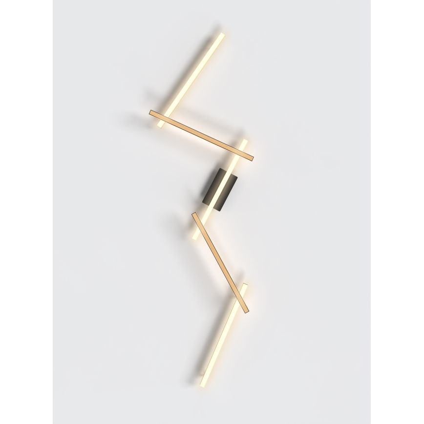 Wofi 7021-506 - Iluminação de parede LED com regulação RIMINI LED/57W/230V castanho/preto