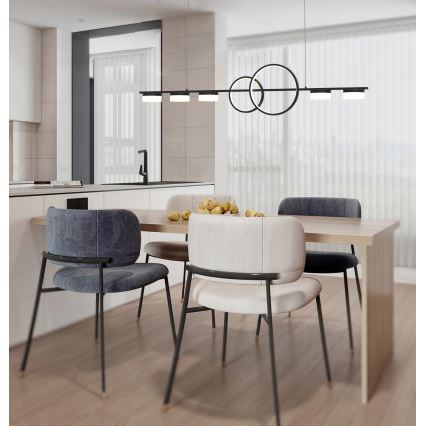 Wofi 7030-702 - Candelabro suspenso LED com regulação MESSINA LED/57W/230V preto