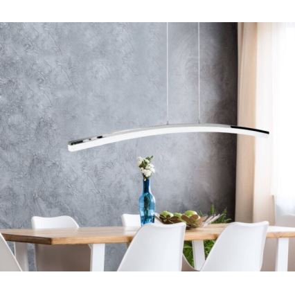 Wofi 7234.01.01.0000 - Candelabro suspenso LED com regulação COLMAR LED/28,8W/230V