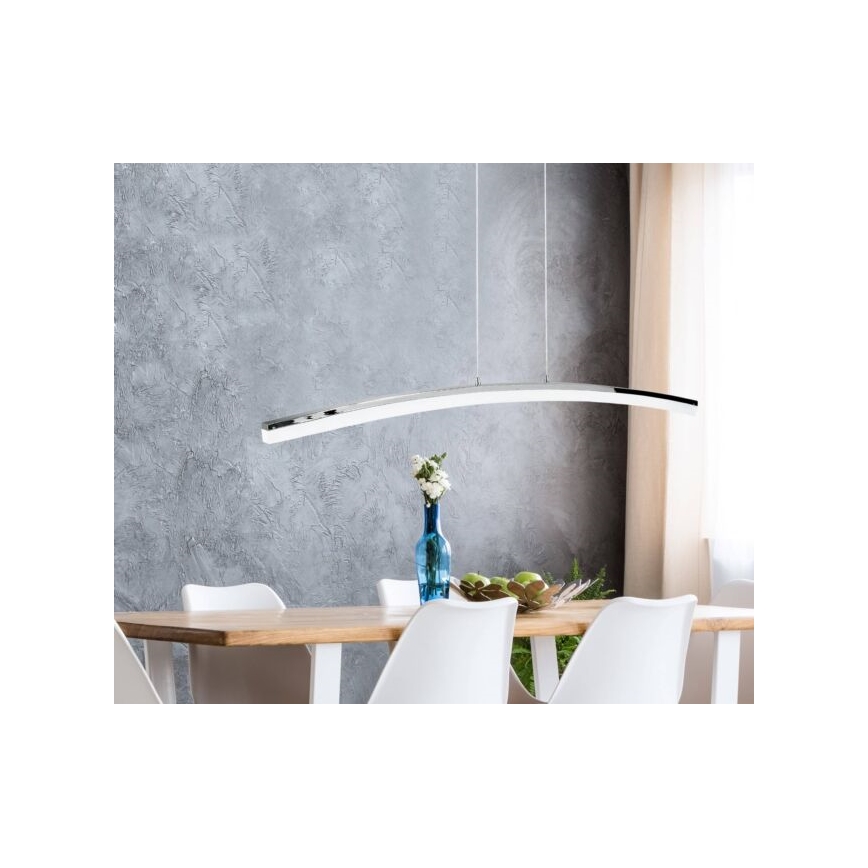 Wofi 7234.01.01.0000 - Candelabro suspenso LED com regulação COLMAR LED/28,8W/230V