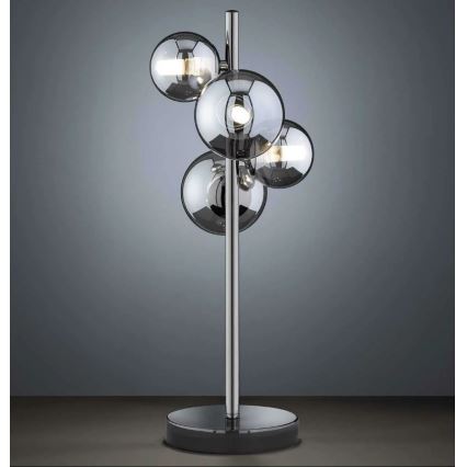 Wofi 8014.04.24.9000 - Candeeiro de mesa LED VILLA 4xG9/3W/230V preto