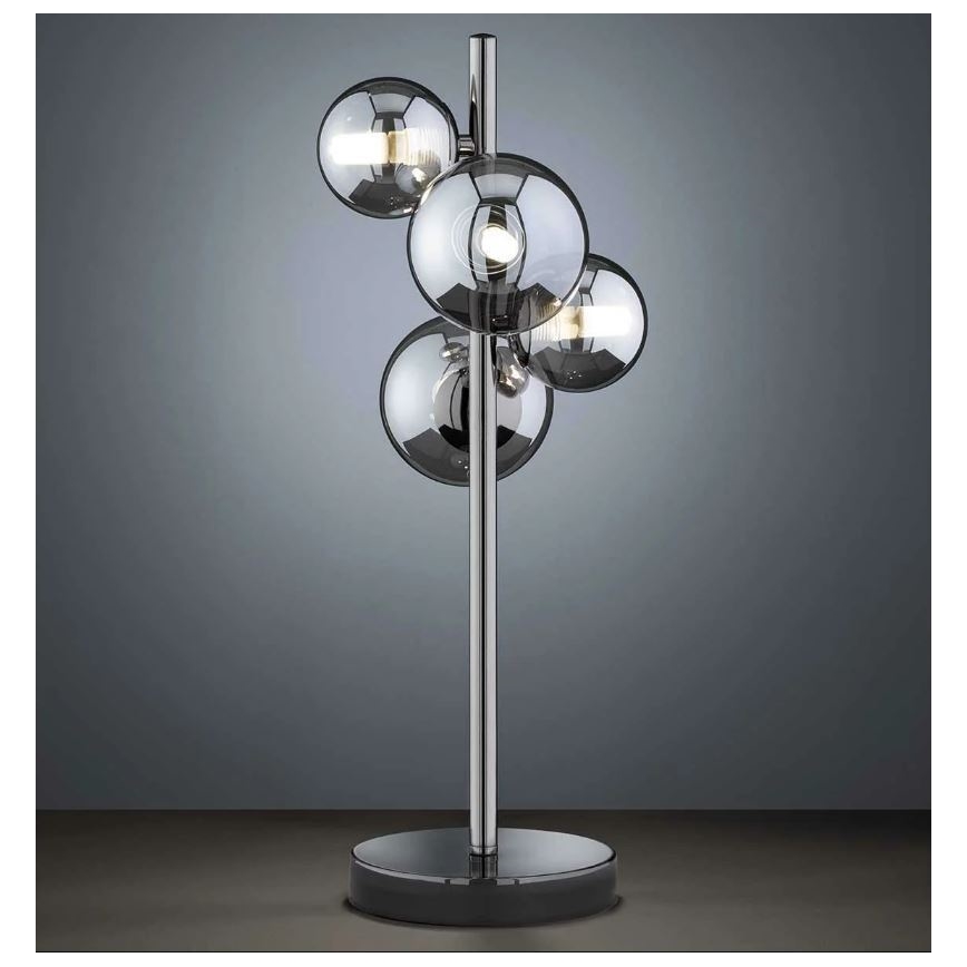 Wofi 8014.04.24.9000 - Candeeiro de mesa LED VILLA 4xG9/3W/230V preto