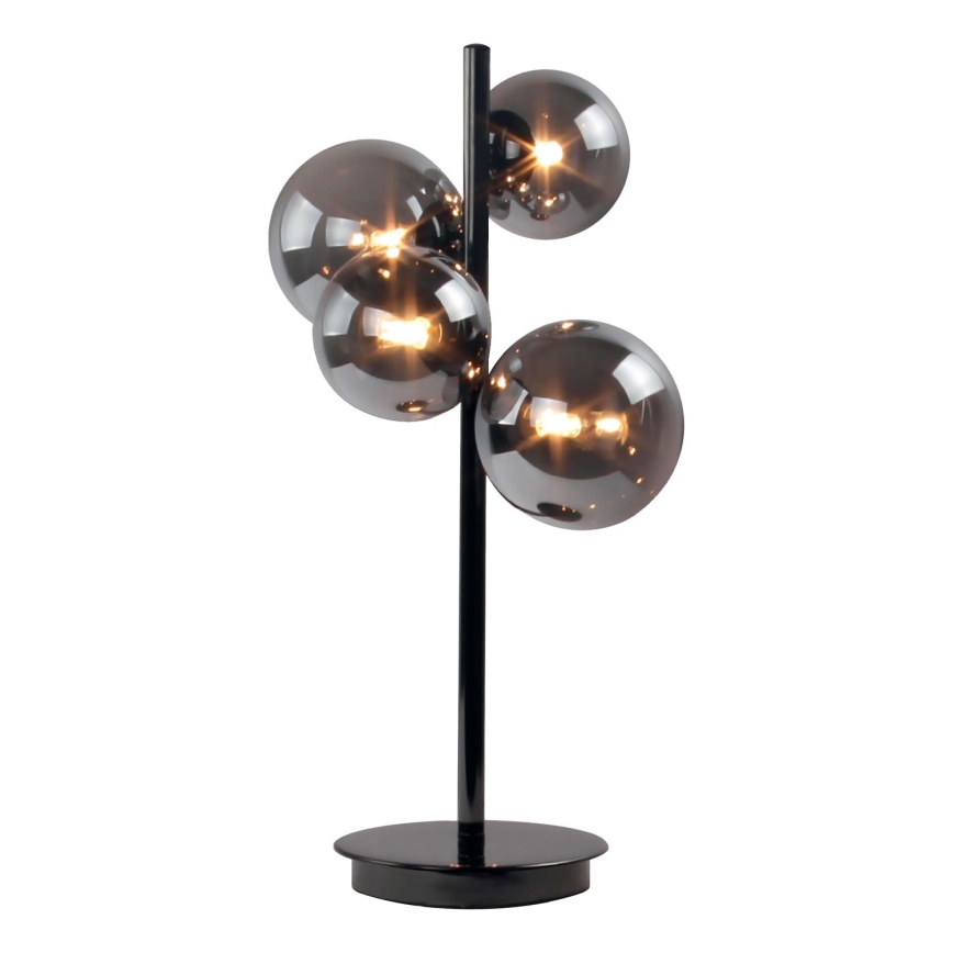 Wofi 8014.04.24.9000 - Candeeiro de mesa LED VILLA 4xG9/3W/230V preto