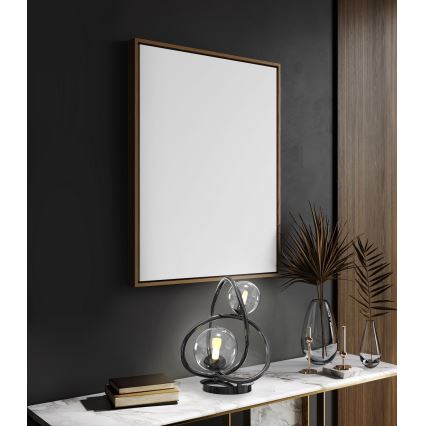 Wofi 8014-205 - Candeeiro de mesa LED NANCY 2xG9/3,5W/230V preto/cromado brilhante