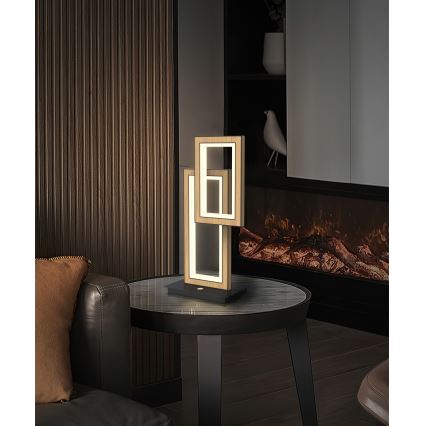 Wofi 8023-206 - Lâmpada de mesa LED tátil regulável PESCARA LED/21W/230V