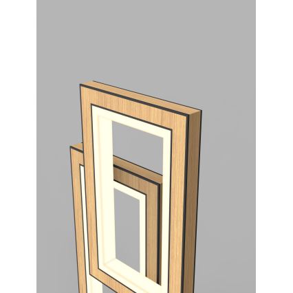 Wofi 8023-206 - Lâmpada de mesa LED tátil regulável PESCARA LED/21W/230V