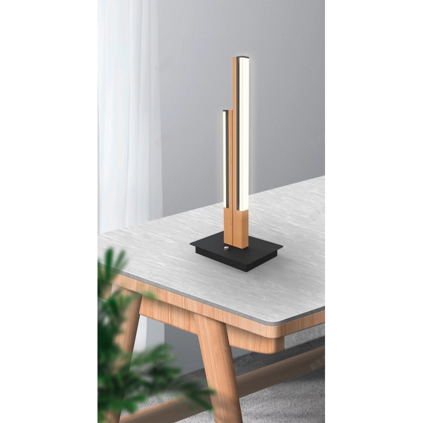 Wofi 8031-206 - Lâmpada de mesa LED PALERMO LED/10,5W/230V seringueira