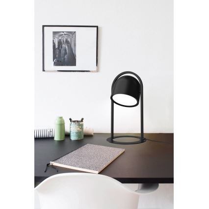 Wofi 8045-102 - LED Candeeiro de mesa táctil com regulação NIZZA LED/10,5W/230V preto