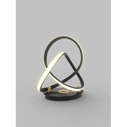 Wofi 8134-104 - LED Candeeiro de mesa táctil com regulação INDIGO LED/10,5W/230V preto/dourada