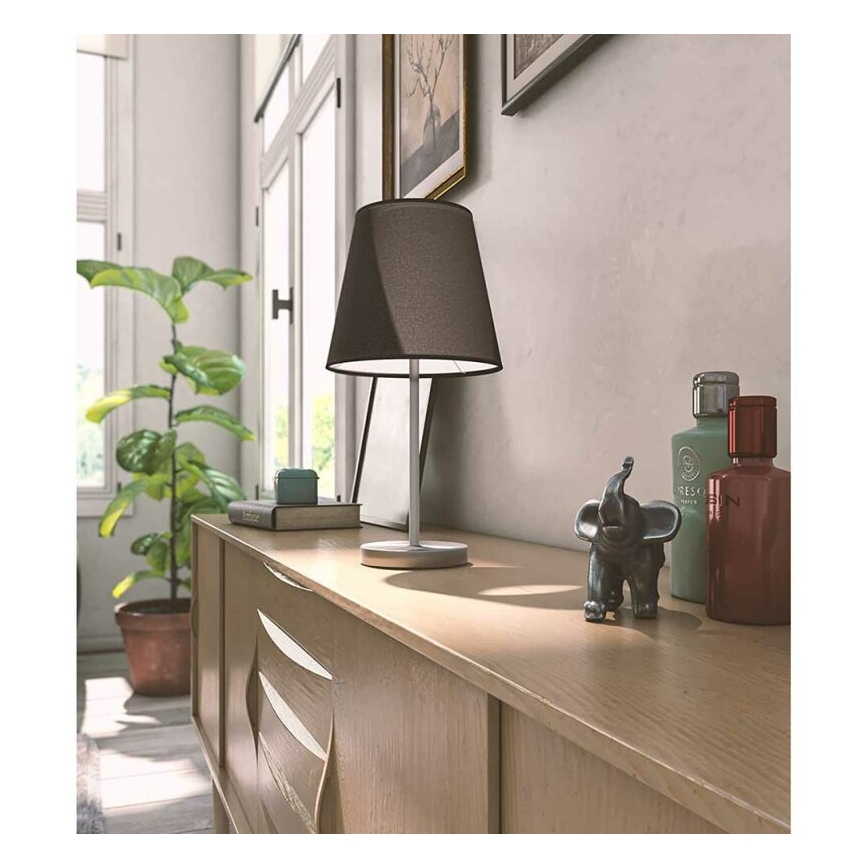 Wofi 8324.01.10.0000 - Candeeiro de mesa CESENA 1xE14/42W/230V preto