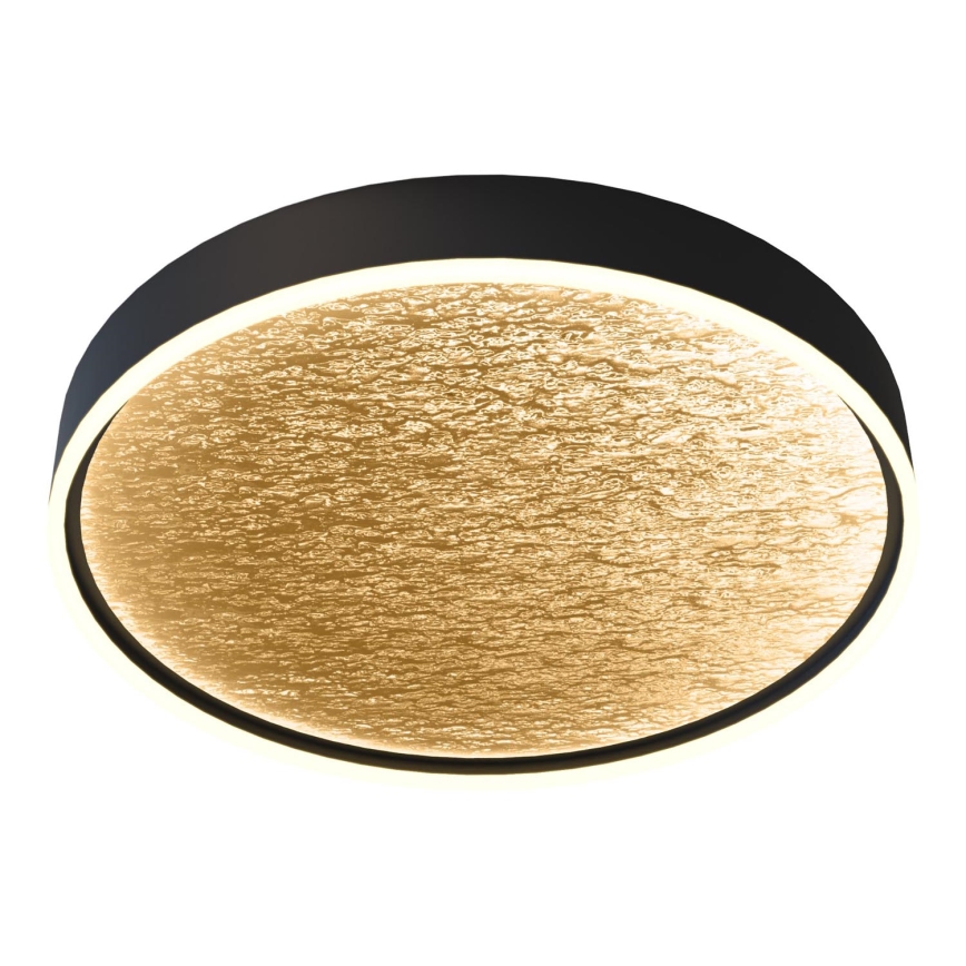 Wofi 9002-104L - Iluminação de teto LED com regulação BORDEAUX LED/60W/230V preto/dourada