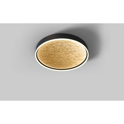 Wofi 9002-104L - Iluminação de teto LED com regulação BORDEAUX LED/60W/230V preto/dourada