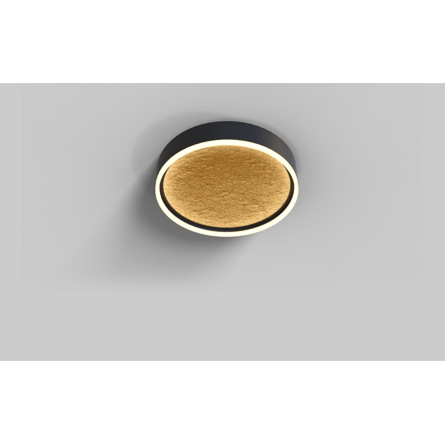 Wofi 9002-104M - Plafon LED dimmerizável BORDEAUX LED/37W/230V preto/dourado