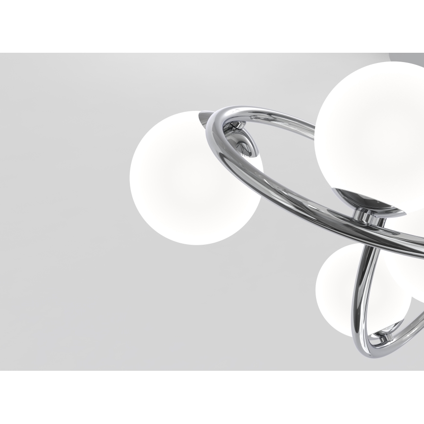 Wofi 9014-807 - Candelabro integrado LED NANCY 8xG9/3,5W/230V cromado brilhante