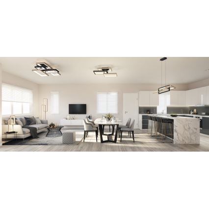 Wofi 9022-306S - Luminária de teto LED dimmerizável MATERA LED/40W/230V