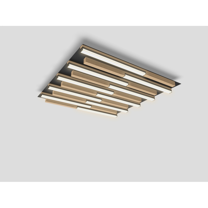 Wofi 9031-1006 - Luminária de teto LED dimmerizável PALERMO LED/40W/230V seringueira