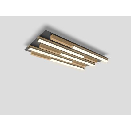 Wofi 9031-506S - Luminária de teto LED dimável PALERMO LED/34W/230V seringueira